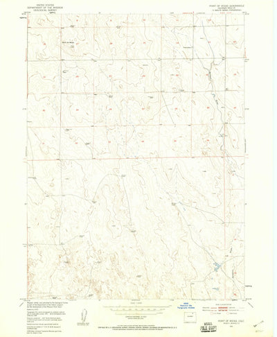 United States Geological Survey Point Of Rocks, CO (1951, 24000-Scale) digital map