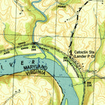 United States Geological Survey Point Of Rocks, MD-VA (1944, 31680-Scale) digital map