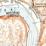 United States Geological Survey Point Of Rocks, MD-VA (1953, 24000-Scale) digital map