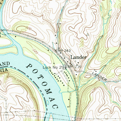 United States Geological Survey Point Of Rocks, MD-VA (1970, 24000-Scale) digital map