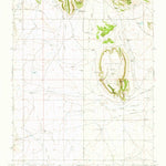 United States Geological Survey Point Of Rocks Mesa, NM (1974, 24000-Scale) digital map