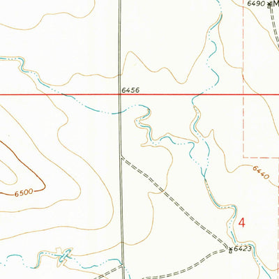 United States Geological Survey Point Of Rocks Mesa, NM (1974, 24000-Scale) digital map