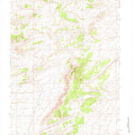 United States Geological Survey Point Of Rocks SE, WY (1968, 24000-Scale) digital map