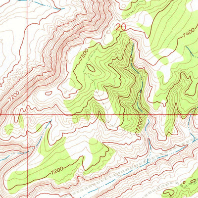 United States Geological Survey Point Of Rocks SE, WY (1968, 24000-Scale) digital map