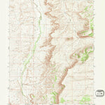 United States Geological Survey Point Of Rocks SW, WY (1968, 24000-Scale) digital map