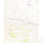 United States Geological Survey Point Of Rocks, WY (1968, 24000-Scale) digital map