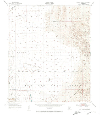 United States Geological Survey Point Of Sands 2, NM (1947, 62500-Scale) digital map