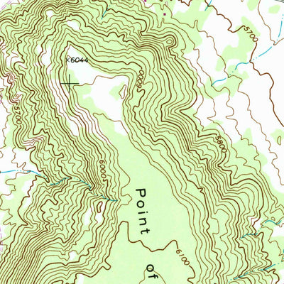 United States Geological Survey Point Of The Mountain, AZ (1971, 24000-Scale) digital map