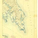 United States Geological Survey Point Outlook, MD-VA (1894, 62500-Scale) digital map