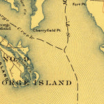 United States Geological Survey Point Outlook, MD-VA (1912, 62500-Scale) digital map