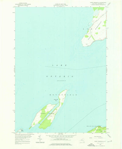 United States Geological Survey Point Peninsula, NY (1958, 24000-Scale) digital map