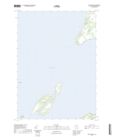 United States Geological Survey Point Peninsula, NY (2023, 24000-Scale) digital map