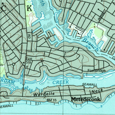 United States Geological Survey Point Pleasant, NJ (1989, 24000-Scale) digital map