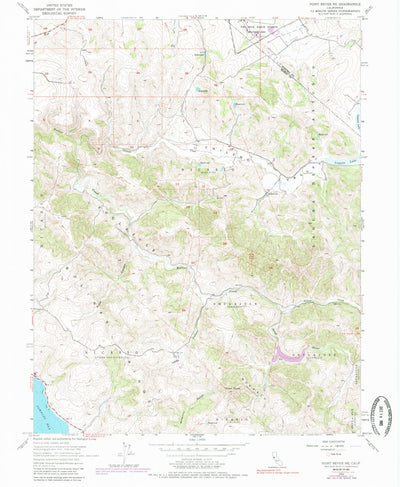 United States Geological Survey Point Reyes NE, CA (1954, 24000-Scale) digital map