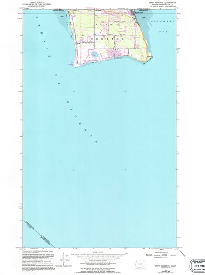 United States Geological Survey Point Roberts, WA (1952, 24000-Scale) digital map