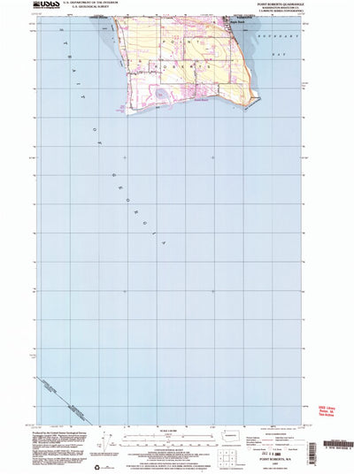 United States Geological Survey Point Roberts, WA (1997, 24000-Scale) digital map