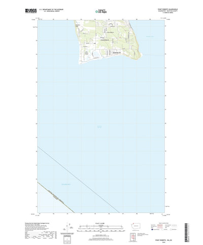 United States Geological Survey Point Roberts, WA (2020, 24000-Scale) digital map
