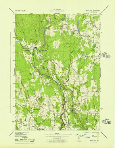 United States Geological Survey Point Rock, NY (1944, 31680-Scale) digital map