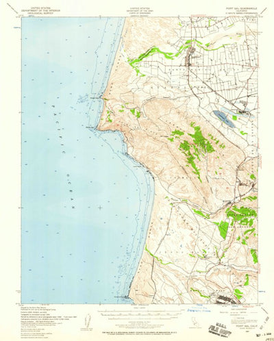 United States Geological Survey Point Sal, CA (1947, 62500-Scale) digital map
