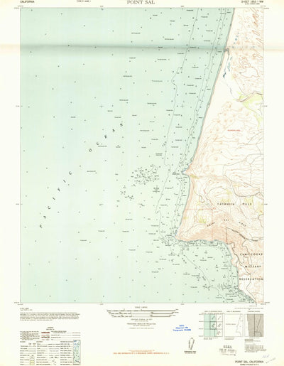 United States Geological Survey Point Sal, CA (1948, 24000-Scale) digital map
