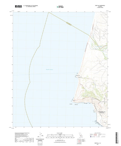 United States Geological Survey Point Sal, CA (2021, 24000-Scale) digital map