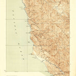 United States Geological Survey Point Sur, CA (1925, 62500-Scale) digital map
