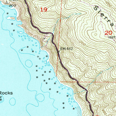 United States Geological Survey Point Sur, CA (1956, 24000-Scale) digital map