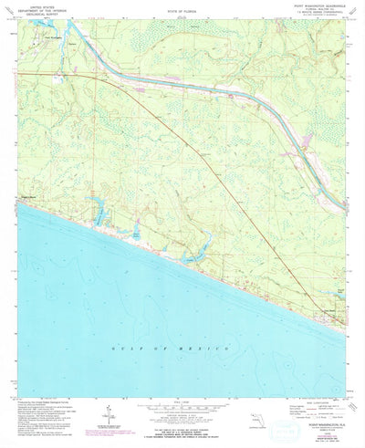 United States Geological Survey Point Washington, FL (1970, 24000-Scale) digital map