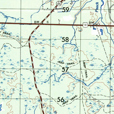 United States Geological Survey Point Washington, FL (1974, 50000-Scale) digital map