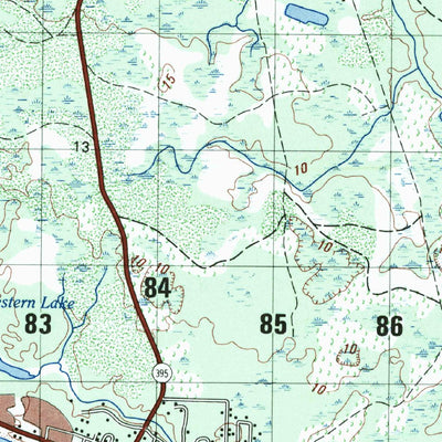 United States Geological Survey Point Washington, FL (1996, 50000-Scale) digital map