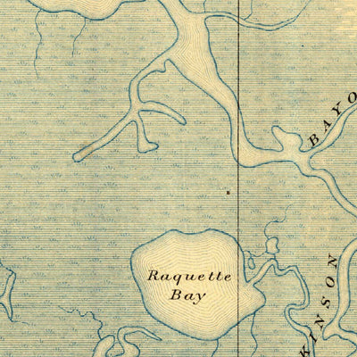 United States Geological Survey Pointe A La Hache, LA (1892, 62500-Scale) digital map