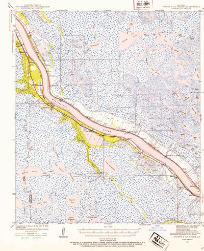 United States Geological Survey Pointe A La Hache, LA (1939, 62500-Scale) digital map
