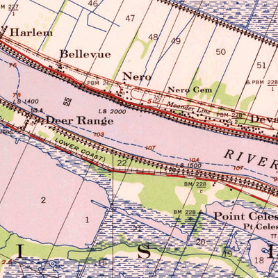 United States Geological Survey Pointe A La Hache, LA (1948, 62500-Scale) digital map
