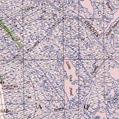 United States Geological Survey Pointe A La Hache, LA (1948, 62500-Scale) digital map