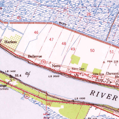 United States Geological Survey Pointe A La Hache, LA (1962, 62500-Scale) digital map