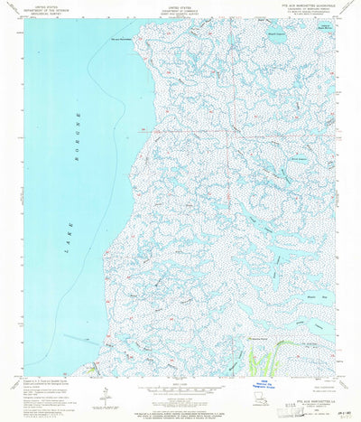 United States Geological Survey Pointe Aux Marchettes, LA (1955, 24000-Scale) digital map