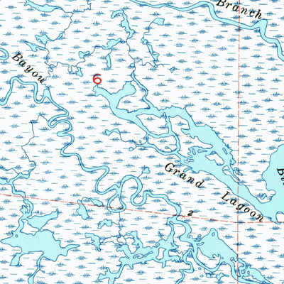 United States Geological Survey Pointe Aux Marchettes, LA (1955, 24000-Scale) digital map