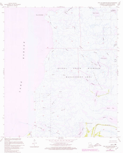 United States Geological Survey Pointe Aux Marchettes, LA (1968, 24000-Scale) digital map