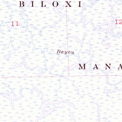 United States Geological Survey Pointe Aux Marchettes, LA (1968, 24000-Scale) digital map