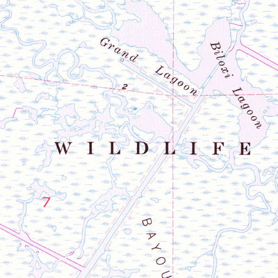 United States Geological Survey Pointe Aux Marchettes, LA (1968, 24000-Scale) digital map