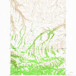 United States Geological Survey Poisel Butte SW, WA (1965, 24000-Scale) digital map