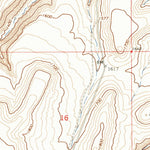 United States Geological Survey Poisel Butte, WA (1965, 24000-Scale) digital map