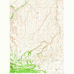 United States Geological Survey Poisel Butte, WA (1965, 62500-Scale) digital map
