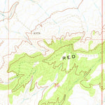 United States Geological Survey Poison Basin, WY-CO (1970, 24000-Scale) digital map