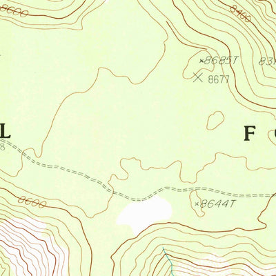 United States Geological Survey Poison Canyon, UT (1985, 24000-Scale) digital map