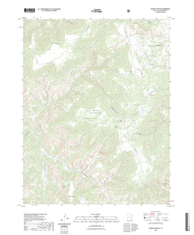 United States Geological Survey Poison Canyon, UT (2023, 24000-Scale) digital map