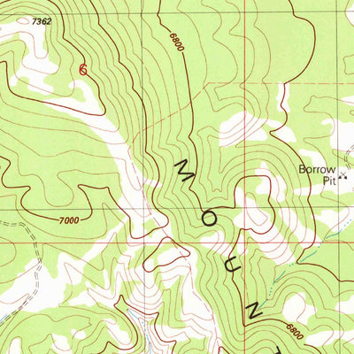 United States Geological Survey Poison Creek, ID (1981, 24000-Scale) digital map