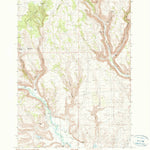 United States Geological Survey Poison Creek, OR (1990, 24000-Scale) digital map