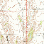 United States Geological Survey Poison Creek, OR (1990, 24000-Scale) digital map