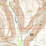 United States Geological Survey Poison Creek, OR (1990, 24000-Scale) digital map